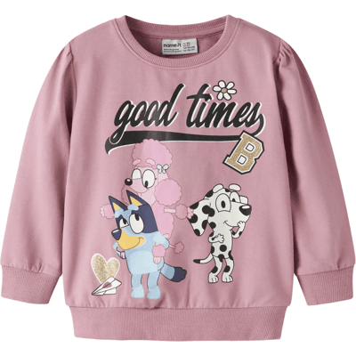 Name It Nmfjonera Bluey sweatshirt småbarn, Lilas (110) 110 Name It Nmfjonera Bluey sweatshirt småbarn, Lilas (110) 110