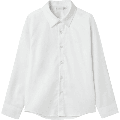Name It Nkmeshirt skjorte til barn, Bright White (116) 116 Name It Nkmeshirt skjorte til barn, Bright White (116) 116