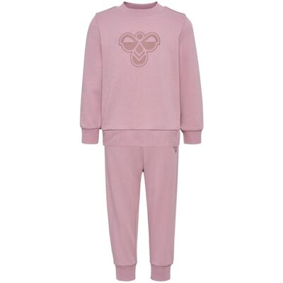 Hummel Bee joggedress-sett til småbarn, Mauve Shadow (74) 74 Hummel Bee joggedress-sett til småbarn, Mauve Shadow (74) 74