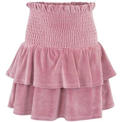Vilje & Ve Hermine velour skjørt til barn, Blush rose (140) 140 Vilje & Ve Hermine velour skjørt til barn, Blush rose (140) 140