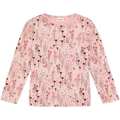 Minymo ribb genser til barn, Silver Pink (110) 110 Minymo ribb genser til barn, Silver Pink (110) 110
