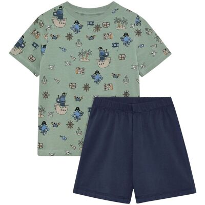 Minymo kortermet pyjamas til barn, Lily Pad (122) 122 Minymo kortermet pyjamas til barn, Lily Pad (122) 122