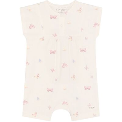 Fixoni romper til baby, Bleached Mauve (68) 68 Fixoni romper til baby, Bleached Mauve (68) 68