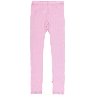 Joha leggings i ull/silke med mønster, prime rose (110) 110 Joha leggings i ull/silke med mønster, prime rose (110) 110