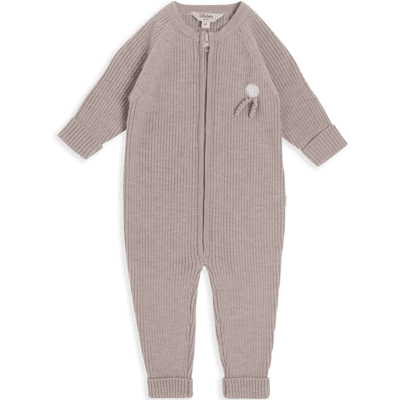 Lillelam Ribb sparkedress i merinoull, Beige (92) 92 Lillelam Ribb sparkedress i merinoull, Beige (92) 92