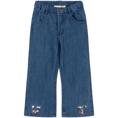 Konges Sløjd Elba flared jeans til barn, Denim Blue (3 år) 3 år Konges Sløjd Elba flared jeans til barn, Denim Blue (3 år) 3 år