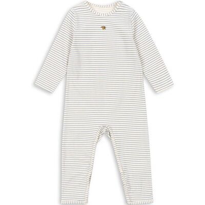 Konges Sløjd Basic heldress/pyjamas, Stripe Bluie (2 år) 2 år Konges Sløjd Basic heldress/pyjamas, Stripe Bluie (2 år) 2 år