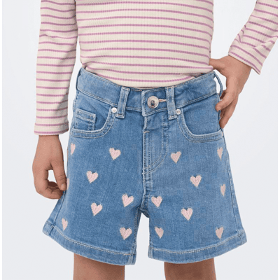 Kids Only Kmgjuicy denim shorts småbarn, Light Medium (128) 128 Kids Only Kmgjuicy denim shorts småbarn, Light Medium (128) 128