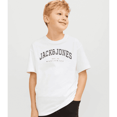 Jack and Jones Junior Jjecaleb t-skjorte, White (164) 164 Jack and Jones Junior Jjecaleb t-skjorte, White (164) 164