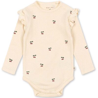 Konges Sløjd Sui Frill body, Cherry (2 år) 2 år Konges Sløjd Sui Frill body, Cherry (2 år) 2 år