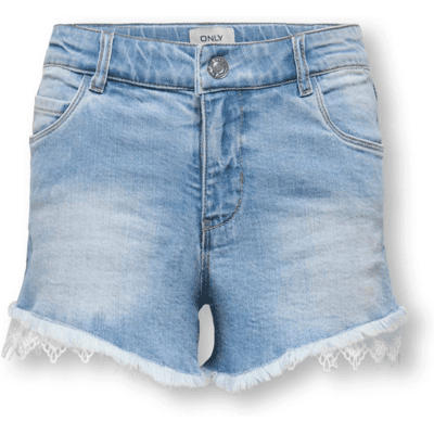 Kids Only Kogrobyn denim shorts til barn, Light Blue Denim (140) 140 Kids Only Kogrobyn denim shorts til barn, Light Blue Denim (140) 140