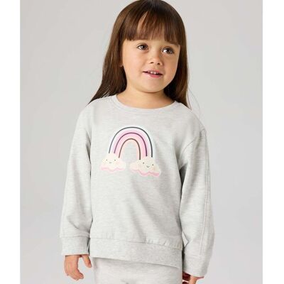 Name It Nmfbissine sweatshirt til småbarn, Light Grey Mel. (92) 92 Name It Nmfbissine sweatshirt til småbarn, Light Grey Mel. (92) 92