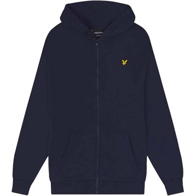 Lyle & Scott hettegenser m/zip til barn og ungdom, Navy (14-15 år) 14-15 år Lyle & Scott hettegenser m/zip til barn og ungdom, Navy (14-15 år) 14-15 år