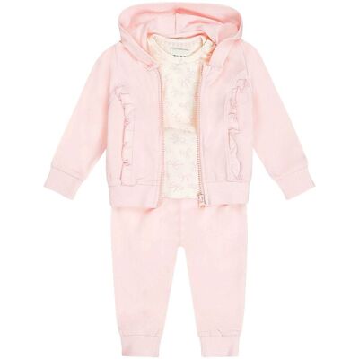 Dirkje 3-piece joggedress-sett til småbarn, Soft Pink (92) 92 Dirkje 3-piece joggedress-sett til småbarn, Soft Pink (92) 92