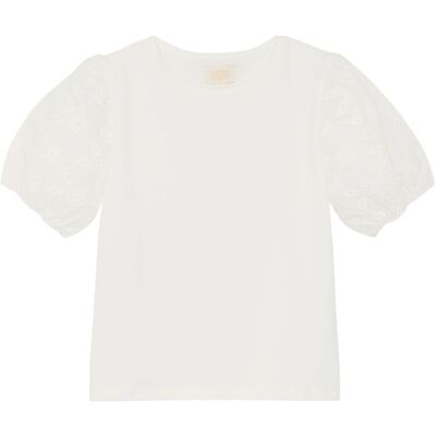 Creamie Embroidery t-skjorte til barn, Cloud (134) 134 Creamie Embroidery t-skjorte til barn, Cloud (134) 134