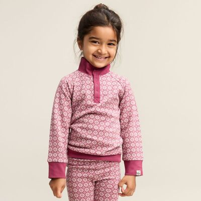 Gullkorn Axi Jacquard genser i ull/bomull, Støvrosa (P) (92) 92 Gullkorn Axi Jacquard genser i ull/bomull, Støvrosa (P) (92) 92