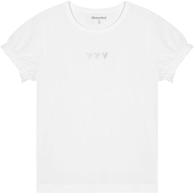 Minymo t-skjorte til barn, Bright White (98) 98 Minymo t-skjorte til barn, Bright White (98) 98