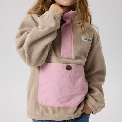 Name It Nknmeeko fleecegenser til barn, Pure Cashmere (146) 146 Name It Nknmeeko fleecegenser til barn, Pure Cashmere (146) 146