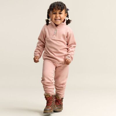 Gullkorn Berg fleece-sett til barn og baby, Tåkerosa (122) 122 Gullkorn Berg fleece-sett til barn og baby, Tåkerosa (122) 122