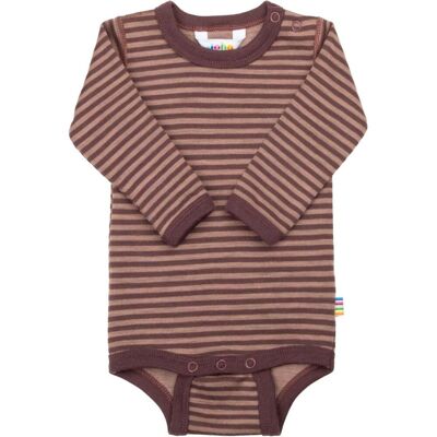 Joha Mini Stripe body i ull, Rose (80) 80 Joha Mini Stripe body i ull, Rose (80) 80