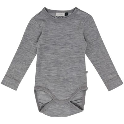 Hummel Hmlmini body i ull, Grey Melange (74) 74 Hummel Hmlmini body i ull, Grey Melange (74) 74