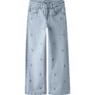 Name It Nkfrose Wide-fit jeans til barn, Light Blue Denim (146) 146 Name It Nkfrose Wide-fit jeans til barn, Light Blue Denim (146) 146