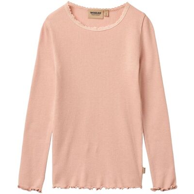 Wheat Reese ribb genser til barn, Rose Cloud (116) 116 Wheat Reese ribb genser til barn, Rose Cloud (116) 116