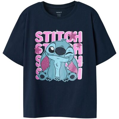 Name It Nkfdymir Stitch t-skjorte til barn, Navy Blazer (134/140) 134/140 Name It Nkfdymir Stitch t-skjorte til barn, Navy Blazer (134/140) 134/140