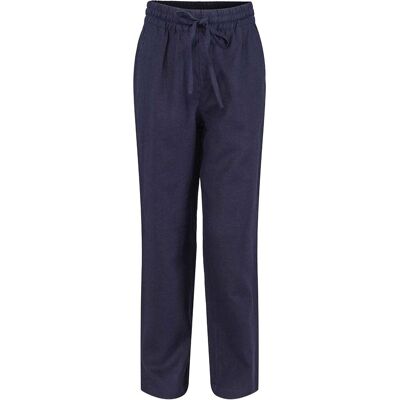 Vilje & Ve Selmer linbukse til barn, Indigo Navy (116) 116 Vilje & Ve Selmer linbukse til barn, Indigo Navy (116) 116
