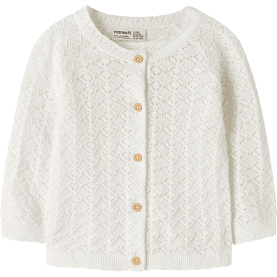 Name It Nbfjenny cardigan til baby, Cloud Dancer (74) 74 Name It Nbfjenny cardigan til baby, Cloud Dancer (74) 74