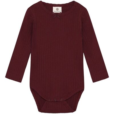 En Fant EnFant Pointelle body, Burgundy (74) 74 En Fant EnFant Pointelle body, Burgundy (74) 74