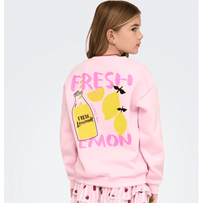 Kids Only Kogcanasta sweatshirt til barn, Barely Pink (146/152) 146/152 Kids Only Kogcanasta sweatshirt til barn, Barely Pink (146/152) 146/152