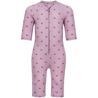 Hummel Hmlmini Bee UV-drakt til baby, Mauve Shadow (98) 98 Hummel Hmlmini Bee UV-drakt til baby, Mauve Shadow (98) 98