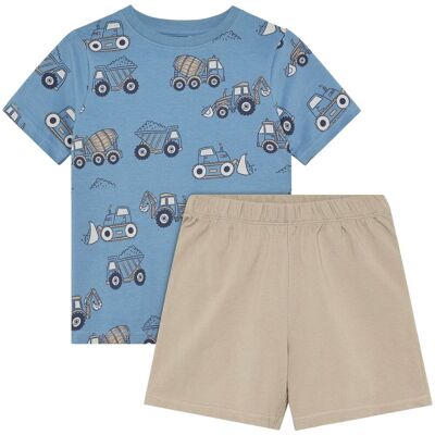 Minymo kortermet pyjamas-sett til barn, Blue Shadow (128) 128 Minymo kortermet pyjamas-sett til barn, Blue Shadow (128) 128