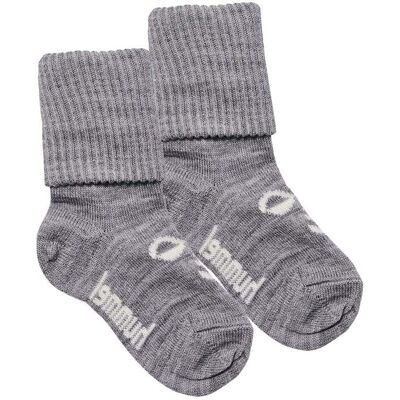 Hummel Hmlmini sokker i ull til baby, Grey Melange (21/23) 21/23 Hummel Hmlmini sokker i ull til baby, Grey Melange (21/23) 21/23