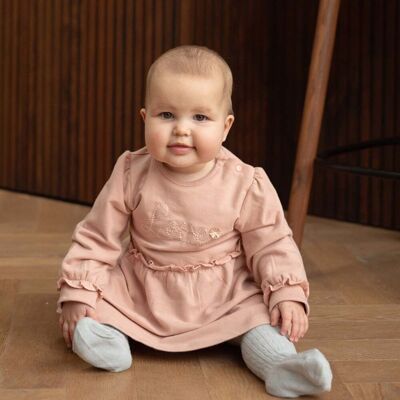 Dirkje kjole til småbarn, Misty rose (98) 98 Dirkje kjole til småbarn, Misty rose (98) 98