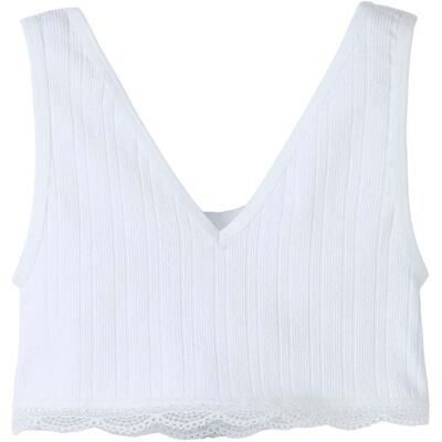 LMTD Nlfhanni bralette, Bright White (158/164) 158/164 LMTD Nlfhanni bralette, Bright White (158/164) 158/164