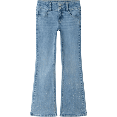 Name It Nkfpolly Bootcut jeans til barn, Medium Blue Denim (152) 152 Name It Nkfpolly Bootcut jeans til barn, Medium Blue Denim (152) 152
