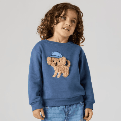 Name It Nmmsilian sweatshirt til småbarn, Vintage Indigo (92) 92 Name It Nmmsilian sweatshirt til småbarn, Vintage Indigo (92) 92