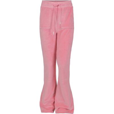 Vilje & Ve Hermine velour bukse til barn, Coral pink (164) 164 Vilje & Ve Hermine velour bukse til barn, Coral pink (164) 164
