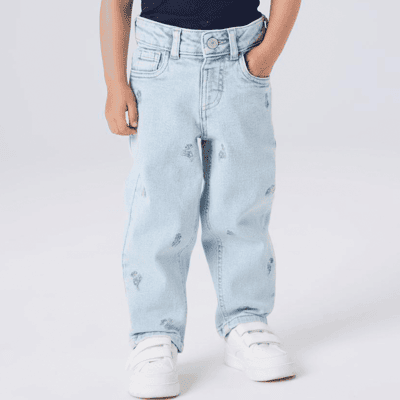 Name It Nmfbella Mom-jeans til småbarn, Light Blue Denim (98) 98 Name It Nmfbella Mom-jeans til småbarn, Light Blue Denim (98) 98
