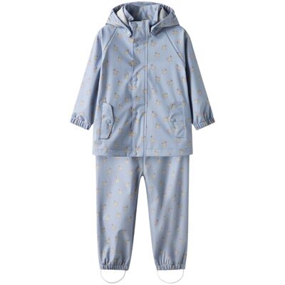Lil' Atelier Nmfladry10 regnsett til småbarn, Zen Blue (116) 116 Lil' Atelier Nmfladry10 regnsett til småbarn, Zen Blue (116) 116