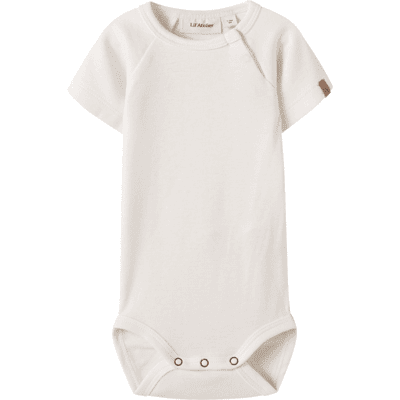 Lil' Atelier Nbmlalo kortermet body, Coconut Milk (86) 86 Lil' Atelier Nbmlalo kortermet body, Coconut Milk (86) 86
