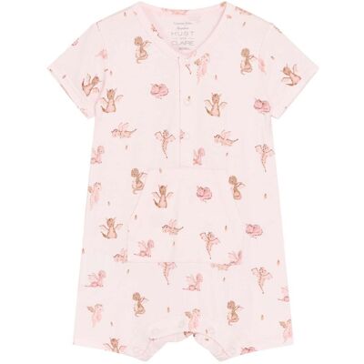 Hust&Claire bambus Hust and Claire Milu romper i bambus, Rose Morn (68) 68 Hust&Claire bambus Hust and Claire Milu romper i bambus, Rose Morn (68) 68