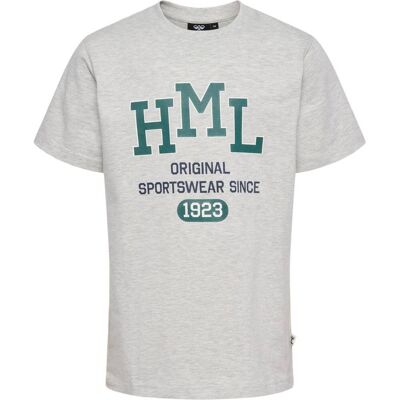 Hummel Lucas t-skjorte til barn, Light Greay (104) 104 Hummel Lucas t-skjorte til barn, Light Greay (104) 104