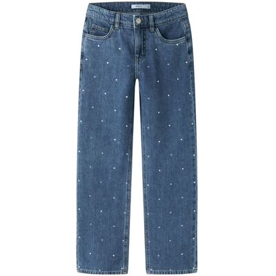 Name It Nkfrose straight-fit jeans til barn, Faded Denim (134) 134 Name It Nkfrose straight-fit jeans til barn, Faded Denim (134) 134