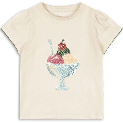 Konges Sløjd Famo t-skjorte til barn, Buttercream (7-8 år) 7-8 år Konges Sløjd Famo t-skjorte til barn, Buttercream (7-8 år) 7-8 år