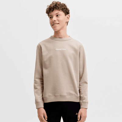 Jack and Jones Junior Jack and Jones Jr Jornorrebro sweatshirt, Vintage Khaki (140) 140 Jack and Jones Junior Jack and Jones Jr Jornorrebro sweatshirt, Vintage Khaki (140) 140