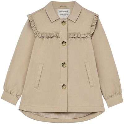 Minymo trenchcoat til barn, Doeskin (104) 104 Minymo trenchcoat til barn, Doeskin (104) 104