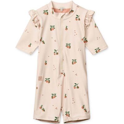 Liewood Amel UV drakt til småbarn, Peach/Sea shell (80) 80 Liewood Amel UV drakt til småbarn, Peach/Sea shell (80) 80